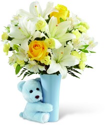 The FTD Baby Boy Big Hug Bouquet from Parkway Florist in Pittsburgh PA